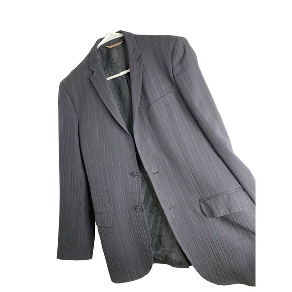 VTG Mens 38 US Dolce & Gabbana Classic Wool Navy Blazer Italy 7170 - Picture 1 of 15